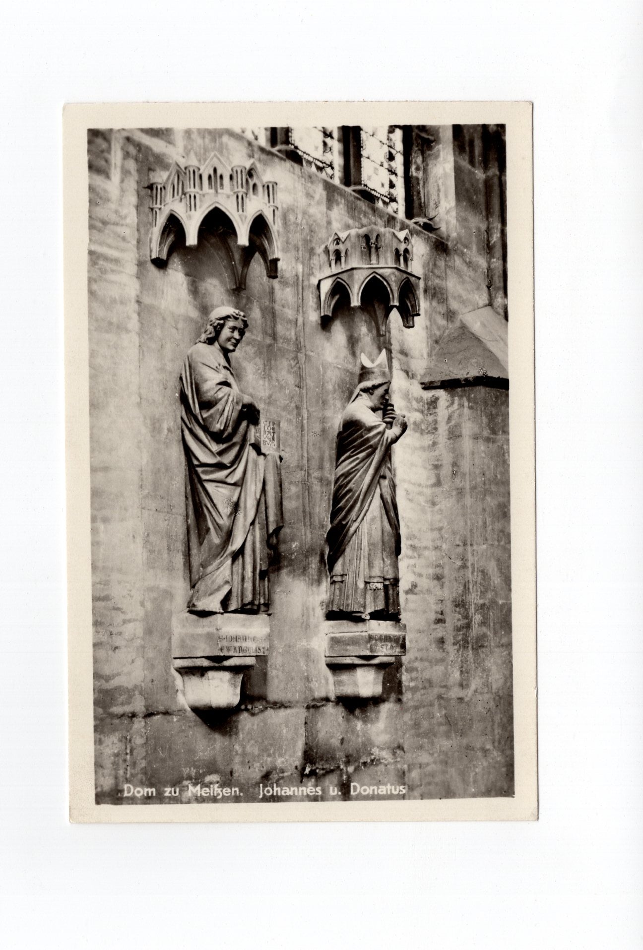 Ansichtskarte  Dom zu Meißen / Johannes und Donatus