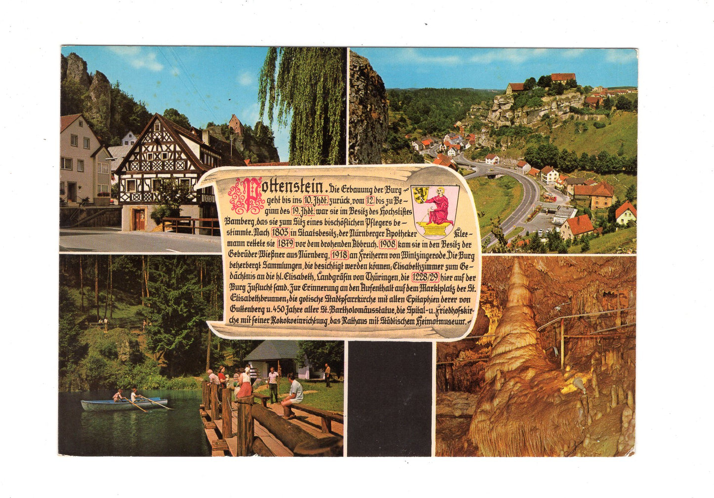 Ansichtskarte Pottenstein / Fränkische Schweiz / H1-63