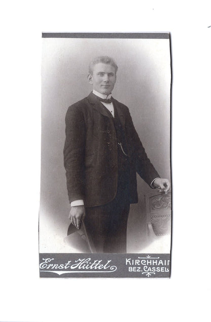 Fotografie Feiner Herr - Kirchhain / Bezirk Kassel 1900er