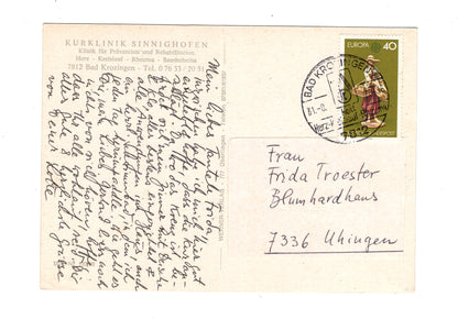 Ansichtskarte Bad Krozingen / Kurklinik Sinnighofen
