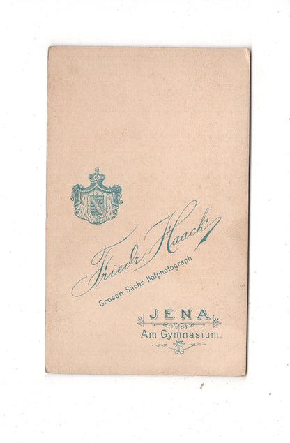 Fotografie Niedlicher kleiner Junge - Jena um 1890 / CDV M1-15