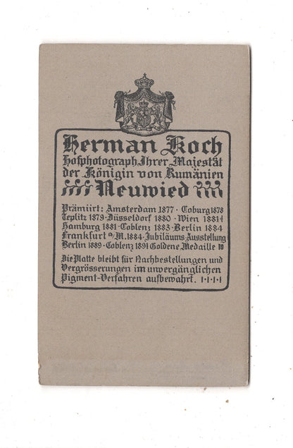 Fotografie Niedliches kleines Mädchen - Neuwied 1900er