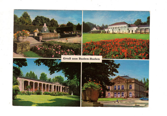 Ansichtskarte Baden-Baden / Gönneranlage +++ / J1-57