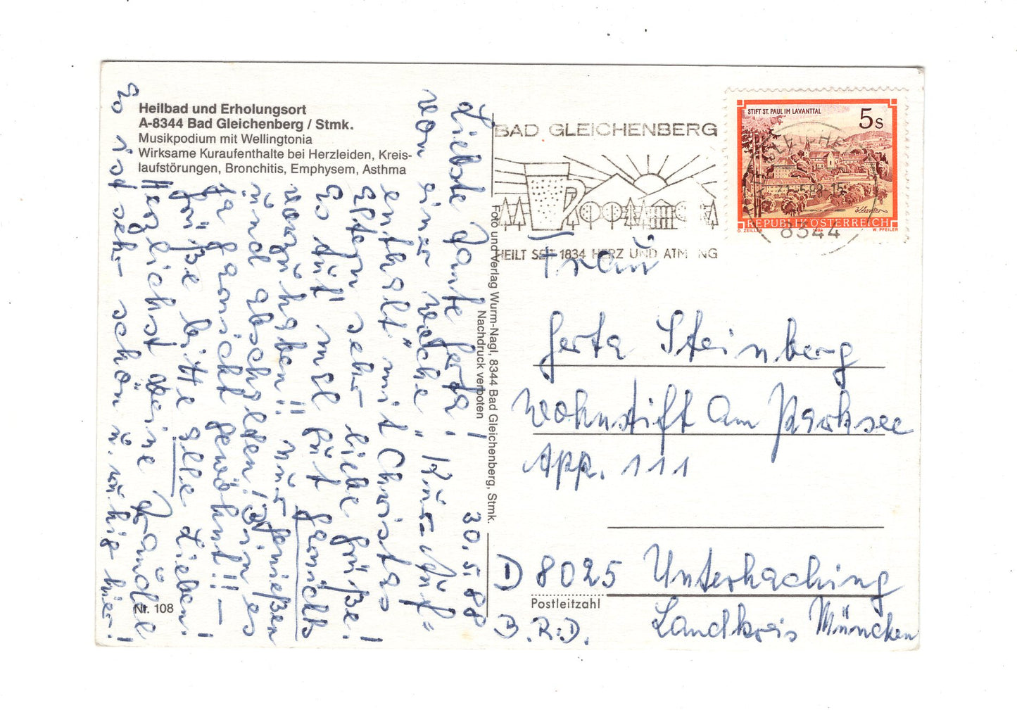Ansichtskarte Bad Gleichenberg / Steiermark / Österreich