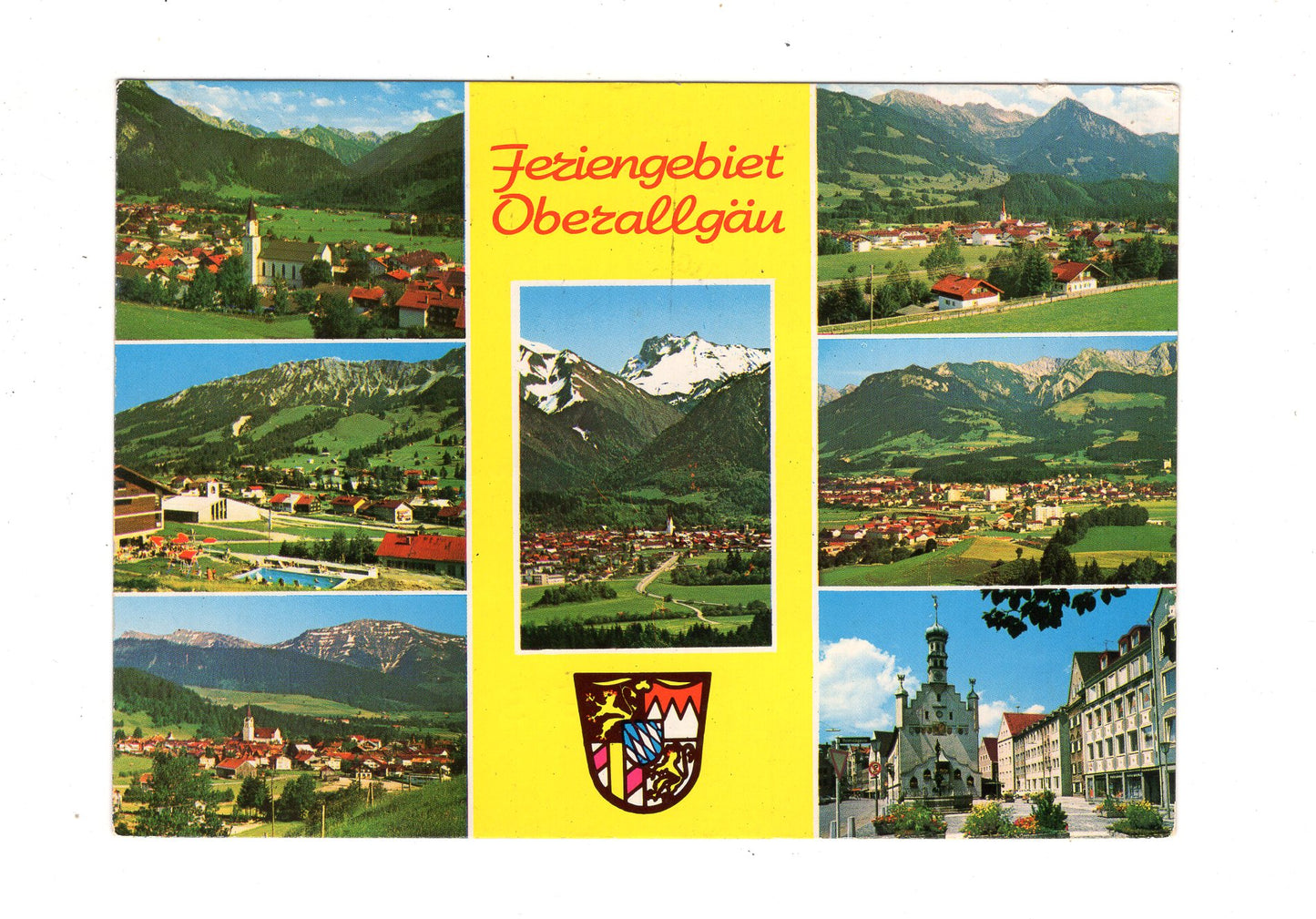 Ansichtskarte Feriengebiet Oberallgäu / M1-55