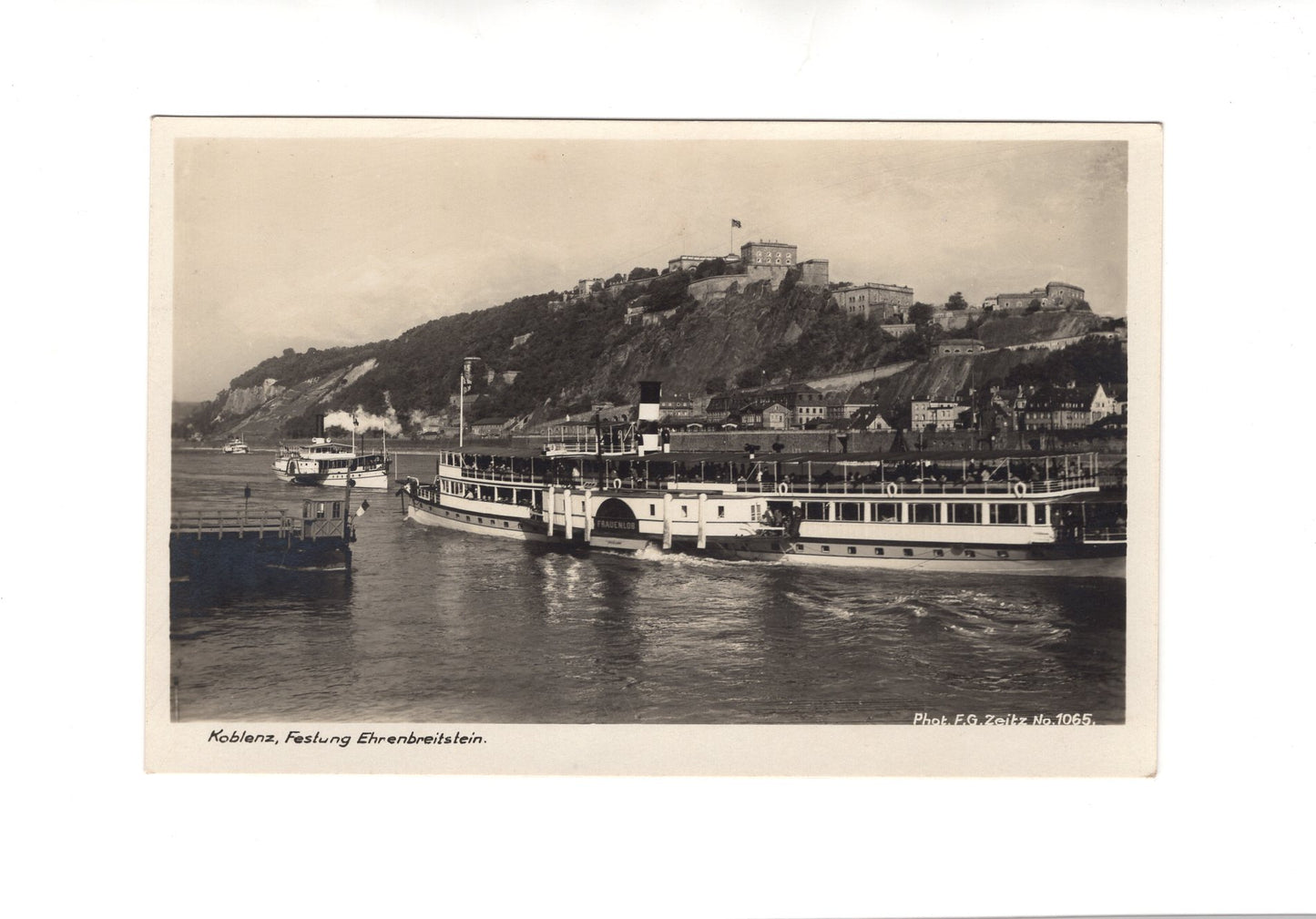 Ansichtskarte Koblenz / Festung Ehrenbreitstein