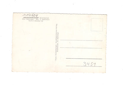 Ansichtskarte Waldschlösschen (Bremkertal) über Göttingen