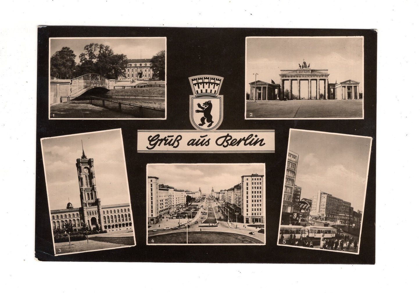 Ansichtskarte Berlin / DDR / Brandenburger Tor +++ / K1-50