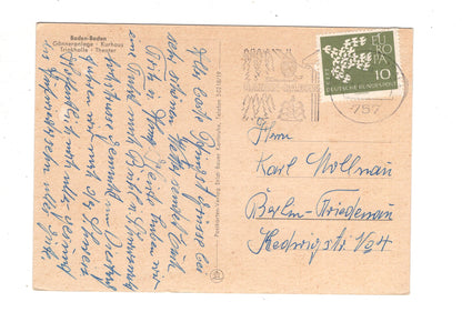 Ansichtskarte Baden-Baden / Gönneranlage +++ / J1-57