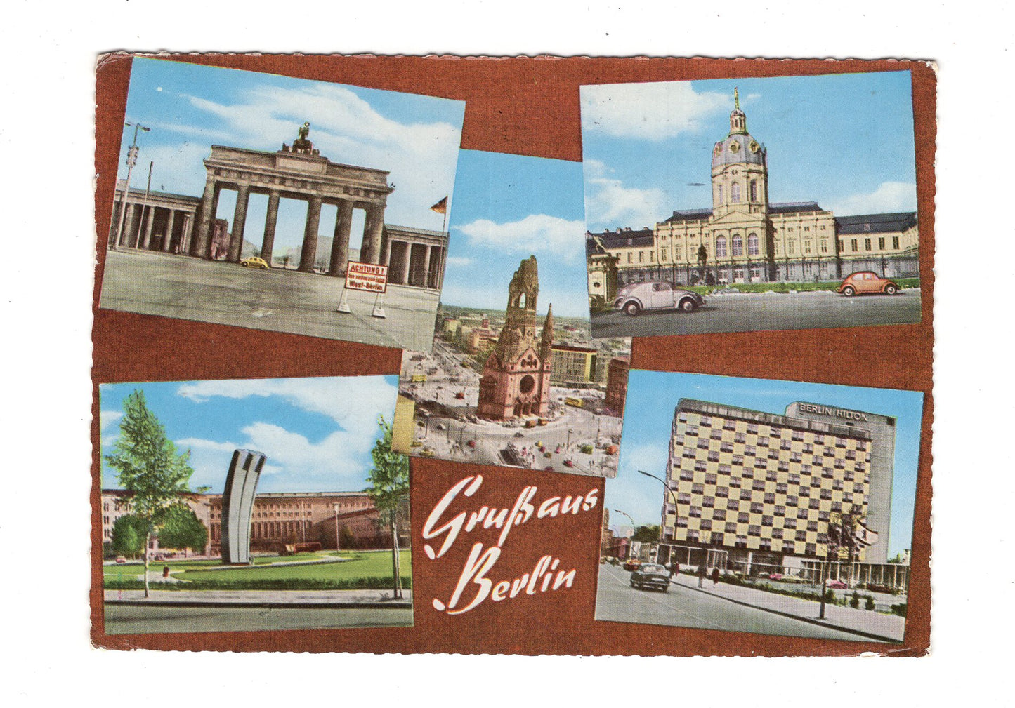 Ansichtskarte Berlin / Charlottenburger Schloss / Hotel Hilton +++
