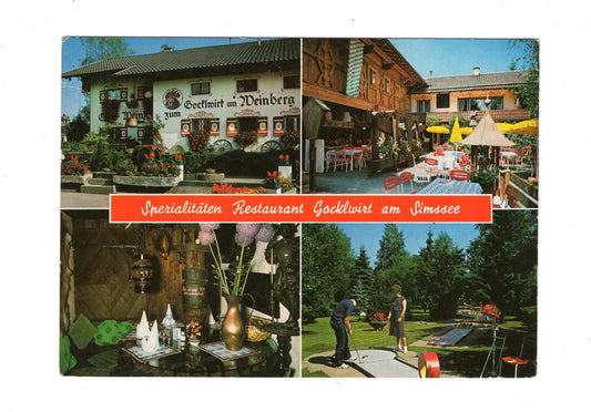 Ansichtskarte Restaurant Gocklwirt am Simssee / Stephanskirchen