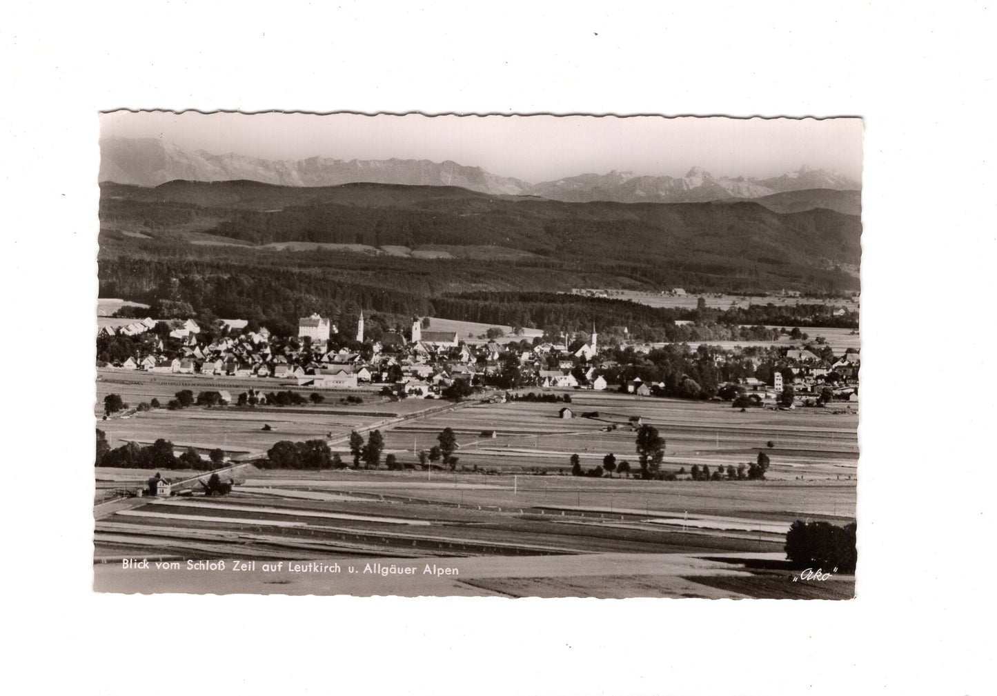 Ansichtskarte Blick vom Schloss Zeil auf Leutkirch / I1-61