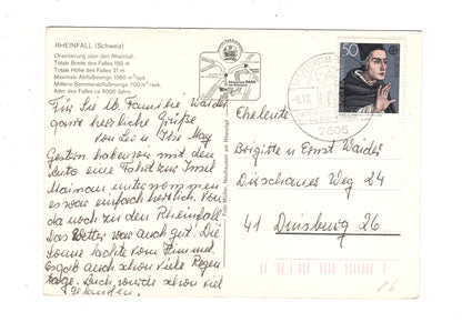 Ansichtskarte Rheinfall / Schweiz