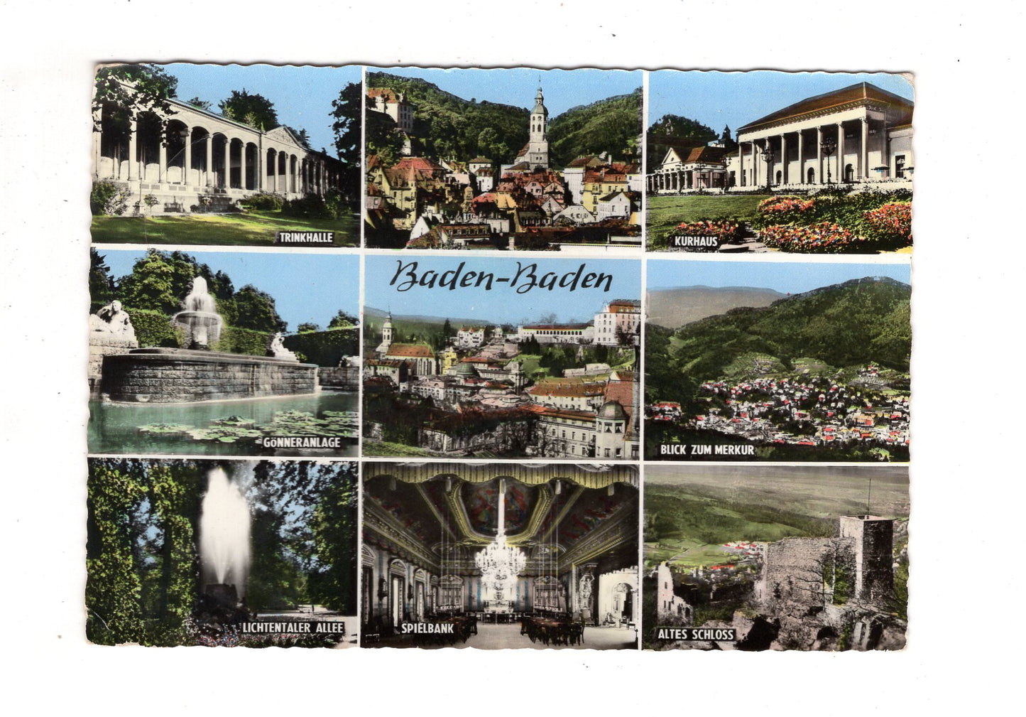 Ansichtskarte Baden-Baden / Trinkhalle +++ / J1-57