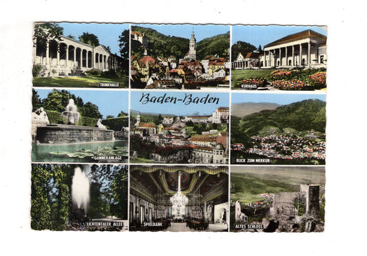 Ansichtskarte Baden-Baden / Trinkhalle +++ / J1-57