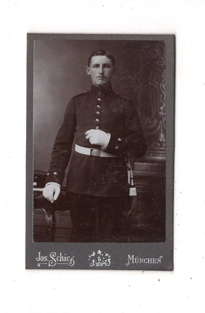 Fotografie Soldat - München 1900er