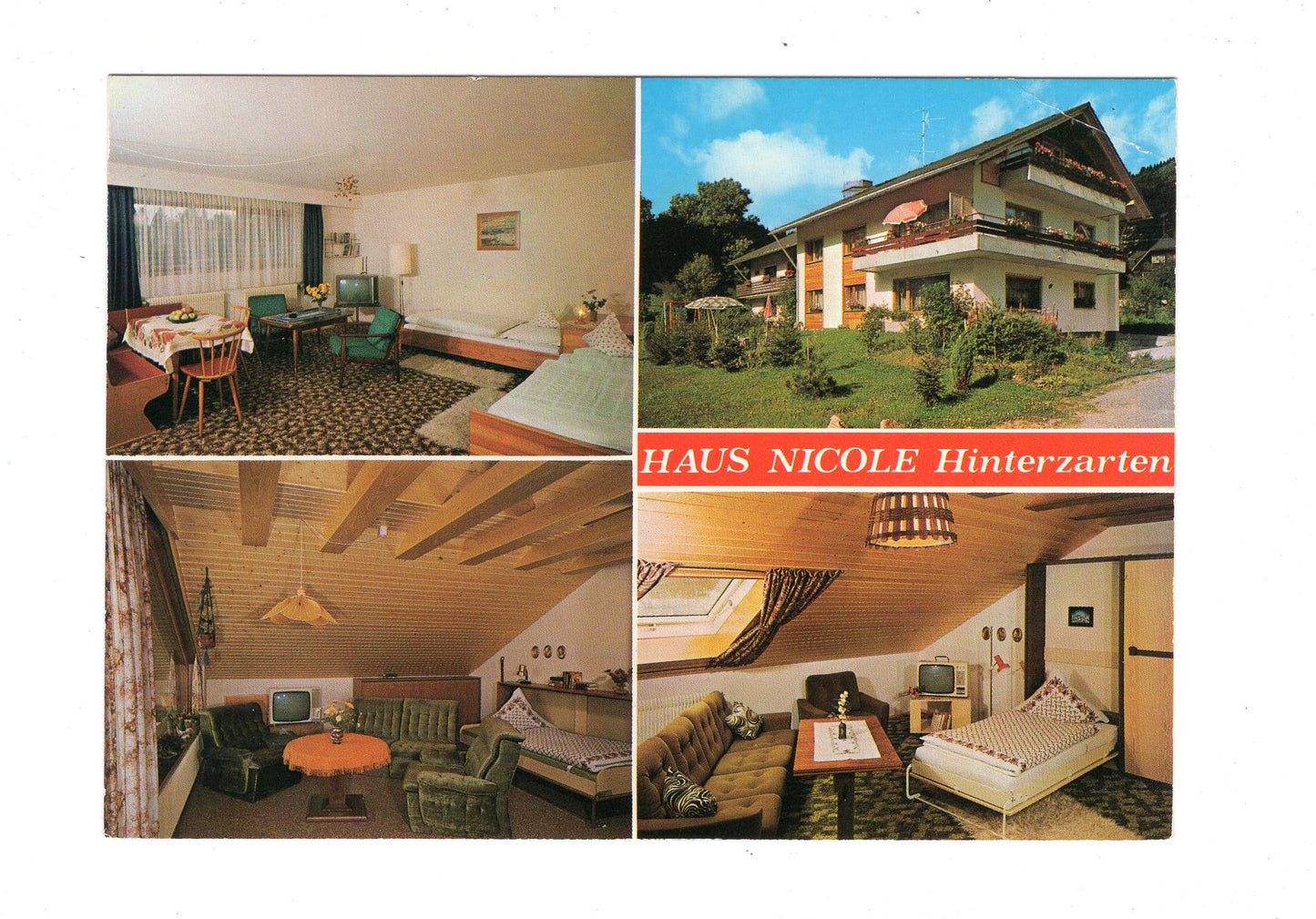 Ansichtskarte Haus Nicole / Hinterzarten im Schwarzwald / G1-66