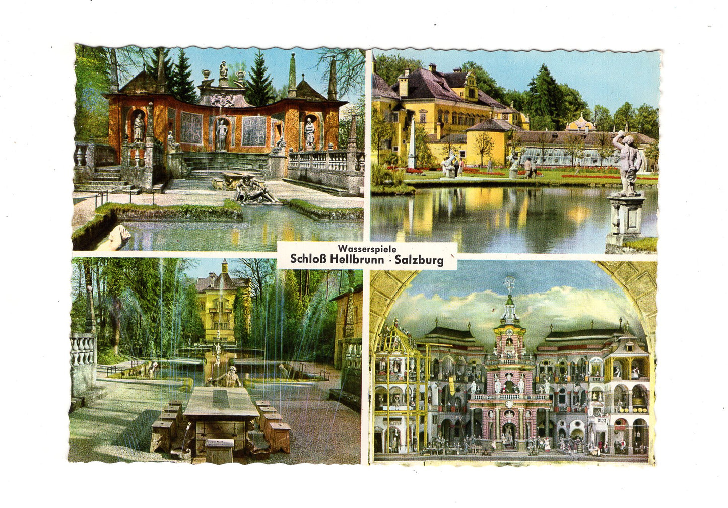 Ansichtskarte Salzburg / Schloss Hellbrunn / Österreich