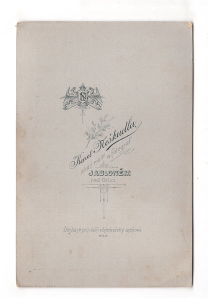 Fotografie Feiner Herr - Jablonne nad Orlici 1900er / CAB X-21