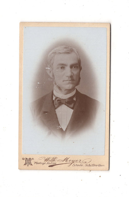 Fotografie Herrenportrait - Stade um 1890