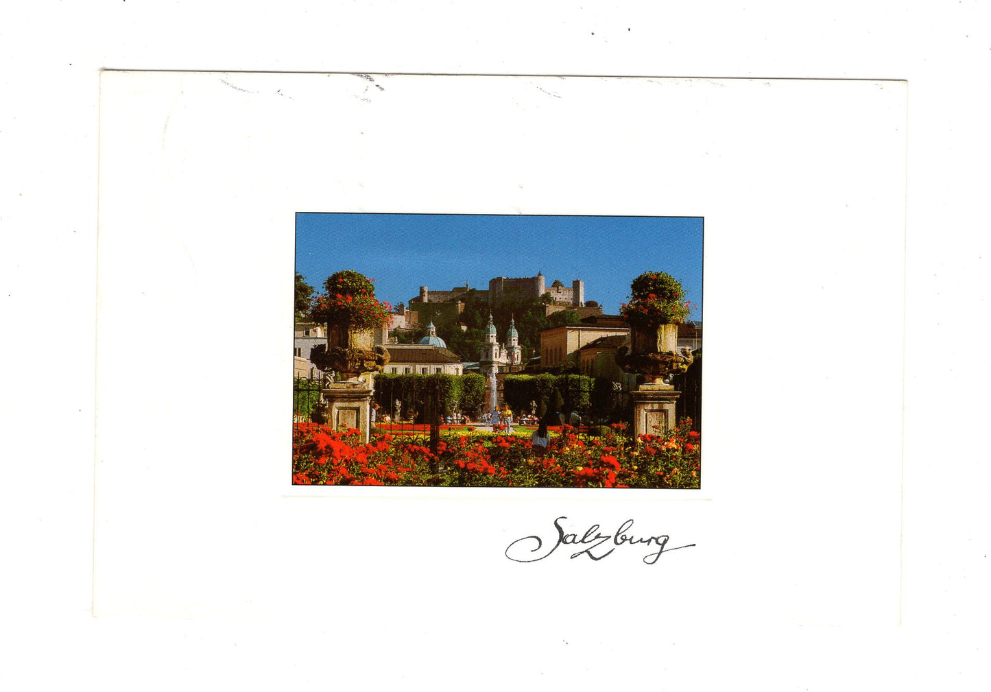 Ansichtskarte Salzburg / Mirabellengarten / Österreich