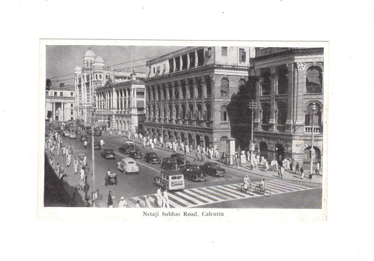 Ansichtskarte Netaji Subhas Road / Kalkutta / Indien