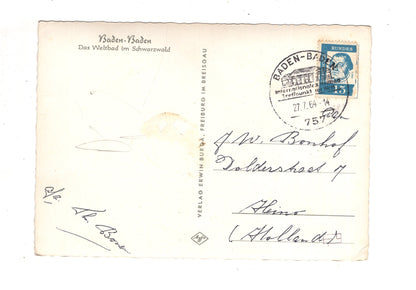 Ansichtskarte Baden-Baden / Trinkhalle +++ / J1-57