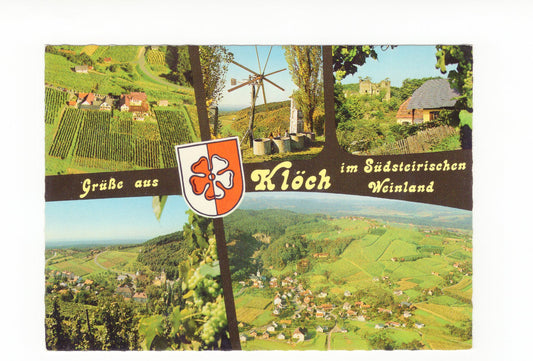 Ansichtskarte Klöch im Südsteirischen Weinland / Steiermark / Österreich