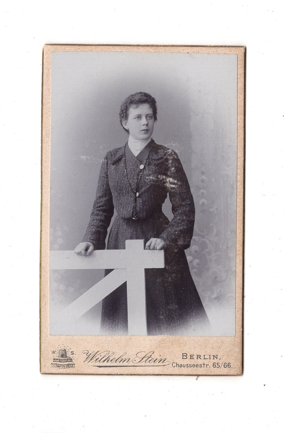 Fotografie Feine Dame - Berlin 1890er / CDV L1-34