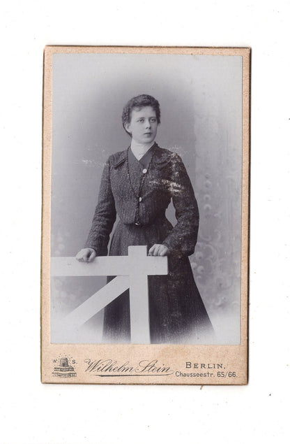 Fotografie Feine Dame - Berlin 1890er / CDV L1-34