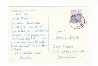 Ansichtskarte Raggal / Vorarlberg / Österreich