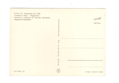 Ansichtskarte Berlin / DDR / Frankfurter Allee +++ / K1-50