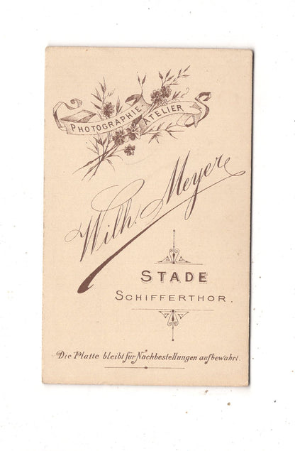 Fotografie Herrenportrait - Stade um 1890