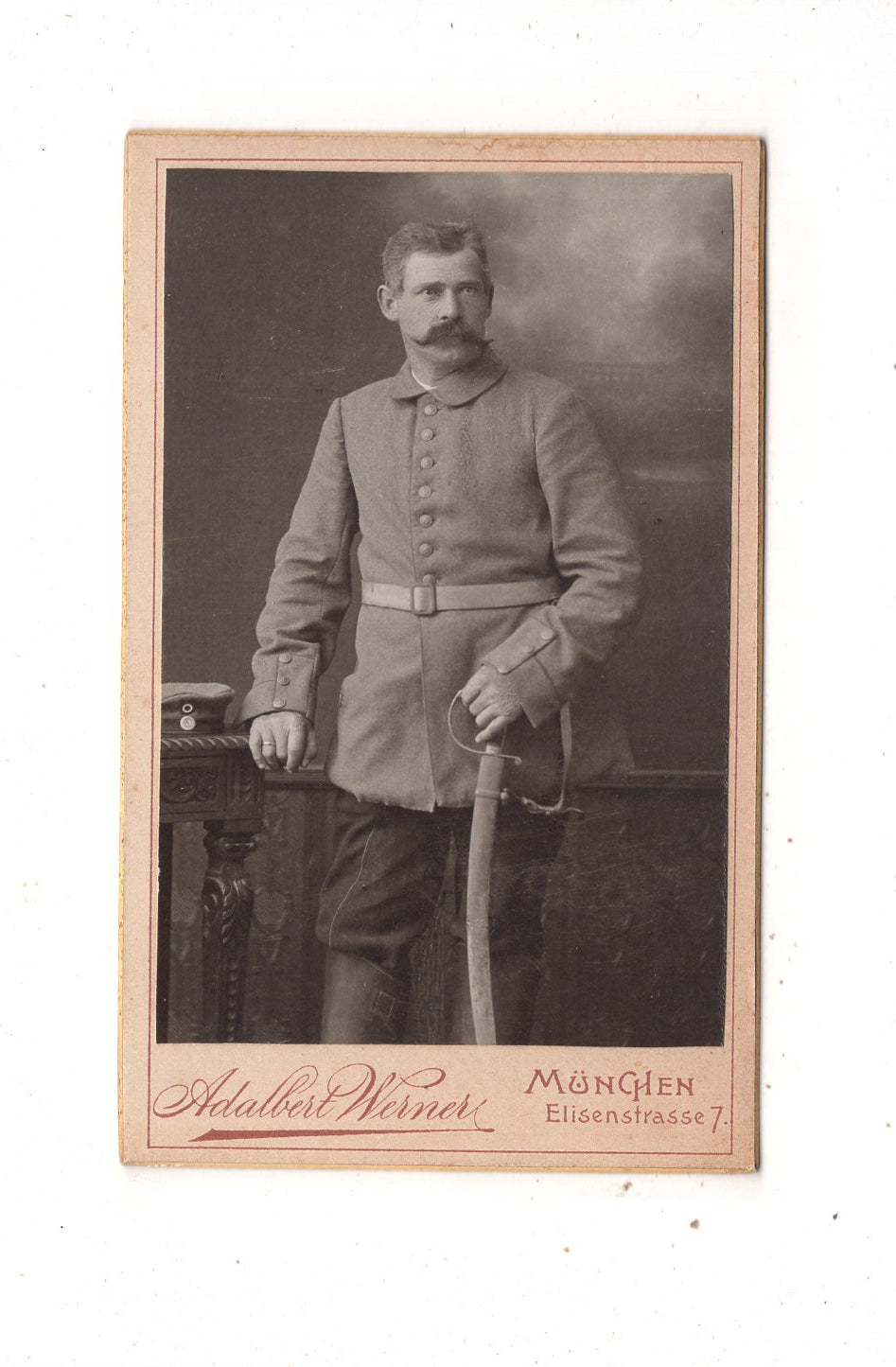 Fotografie Soldat - München 1900er