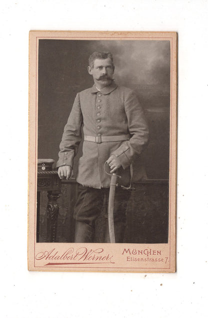 Fotografie Soldat - München 1900er