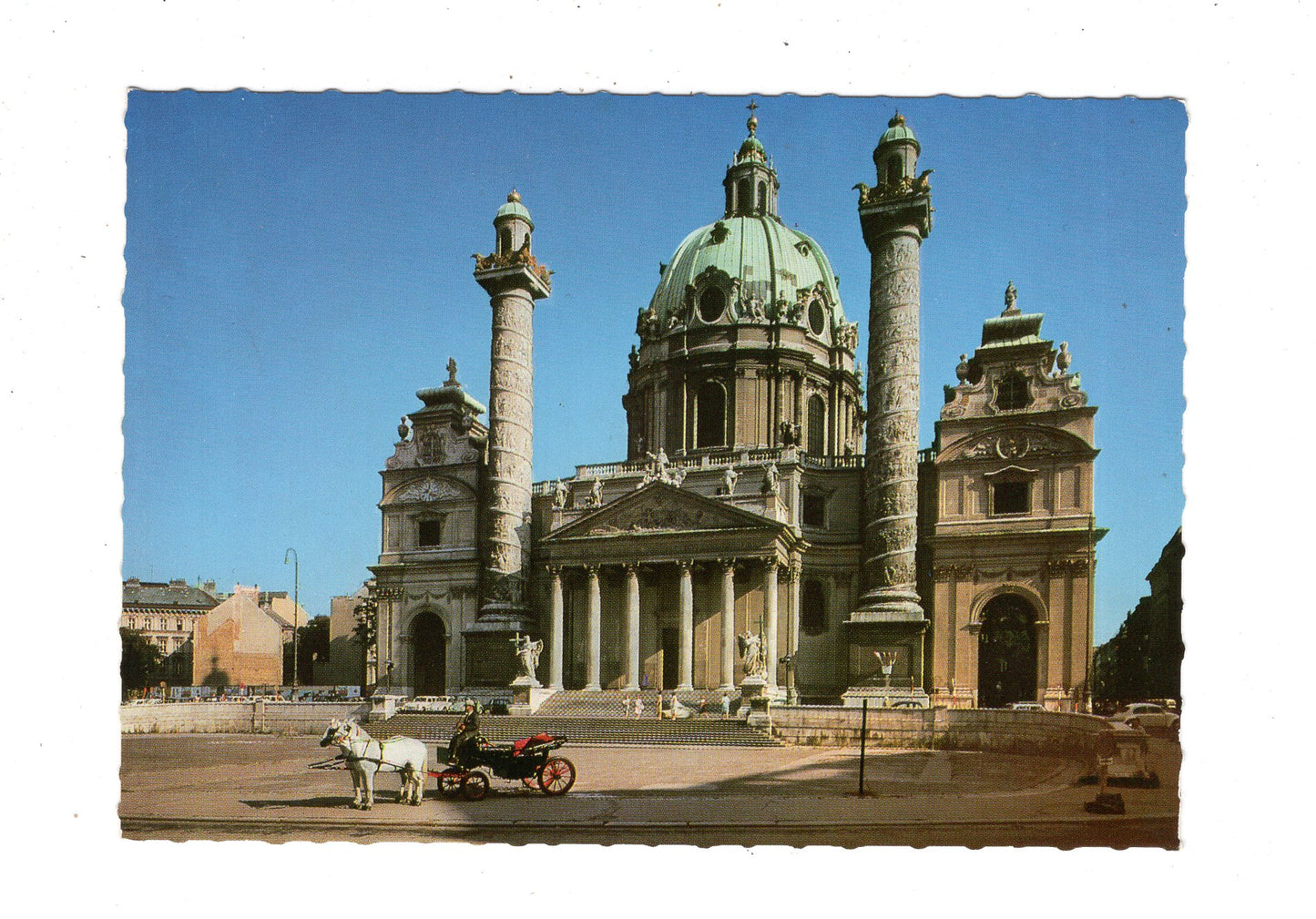 Ansichtskarte Wien / Karlskirche / Österreich