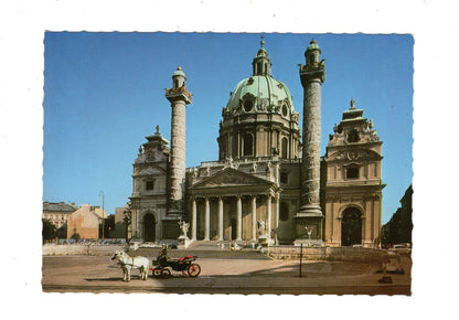 Ansichtskarte Wien / Karlskirche / Österreich