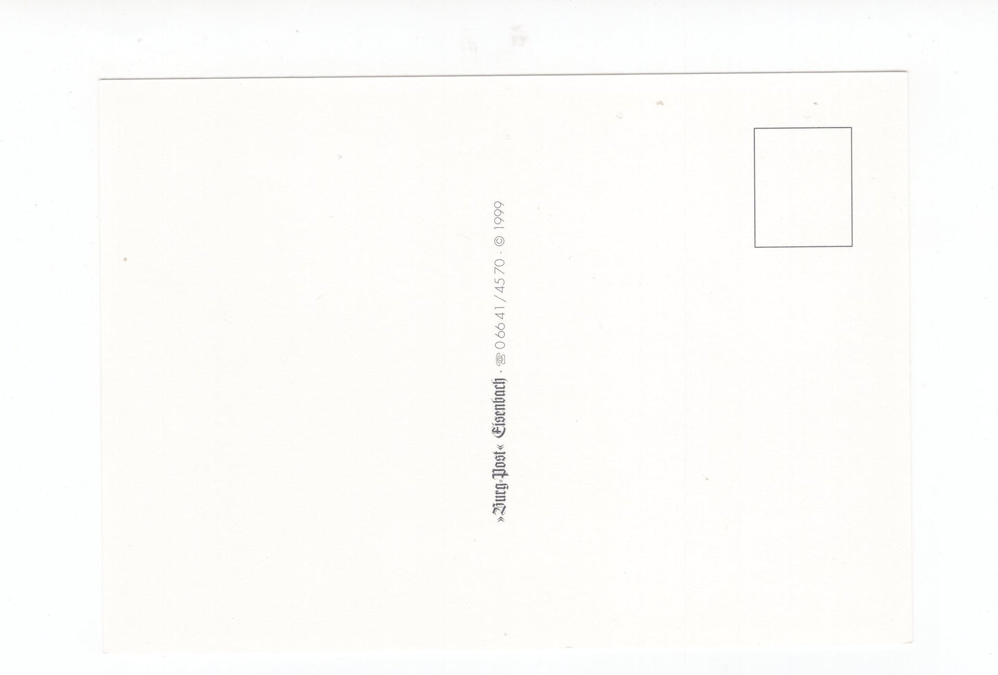 Ansichtskarte Restaurant-Café Burg Post / Schloss Eisenbach