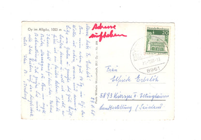 Ansichtskarte Oy / Allgäu / I1-61