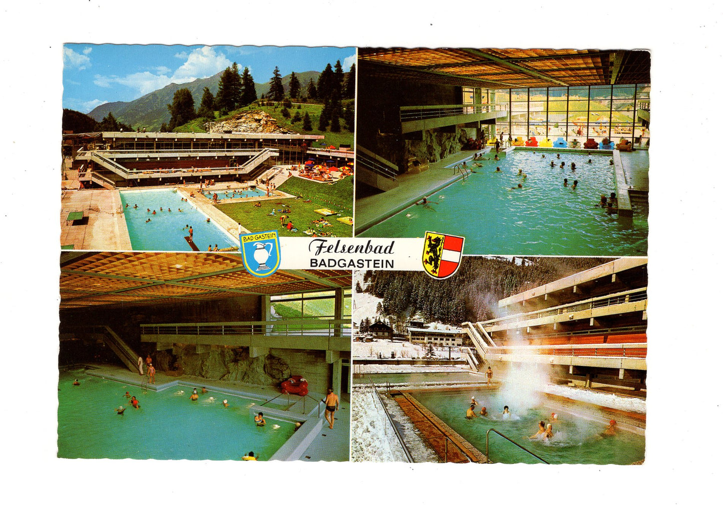 Ansichtskarte Felsenbad Badgastein / Österreich