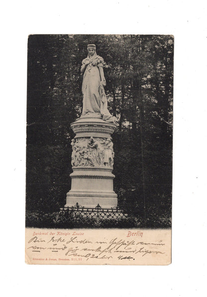 Ansichtskarte Berlin / Denkmal der Königin Louise - 1908