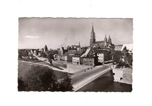 Ansichtskarte Ulm an der Donau / Herdbrücke