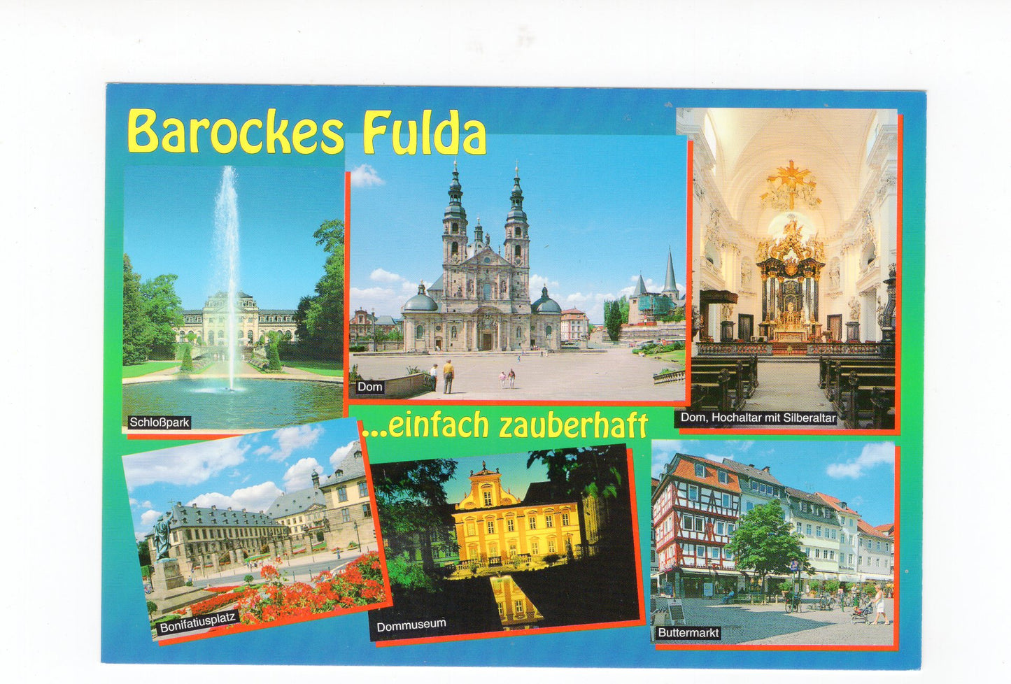 Ansichtskarte Fulda / Schlosspark / Dommuseum +++