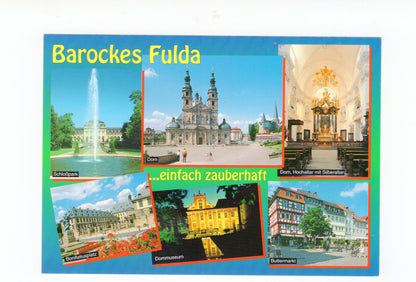 Ansichtskarte Fulda / Schlosspark / Dommuseum +++