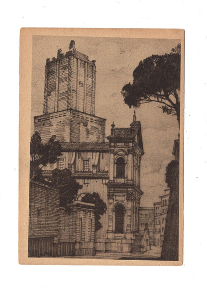 Ansichtskarte Roma Rom / Torre delle Milizie / Italien / N1-56