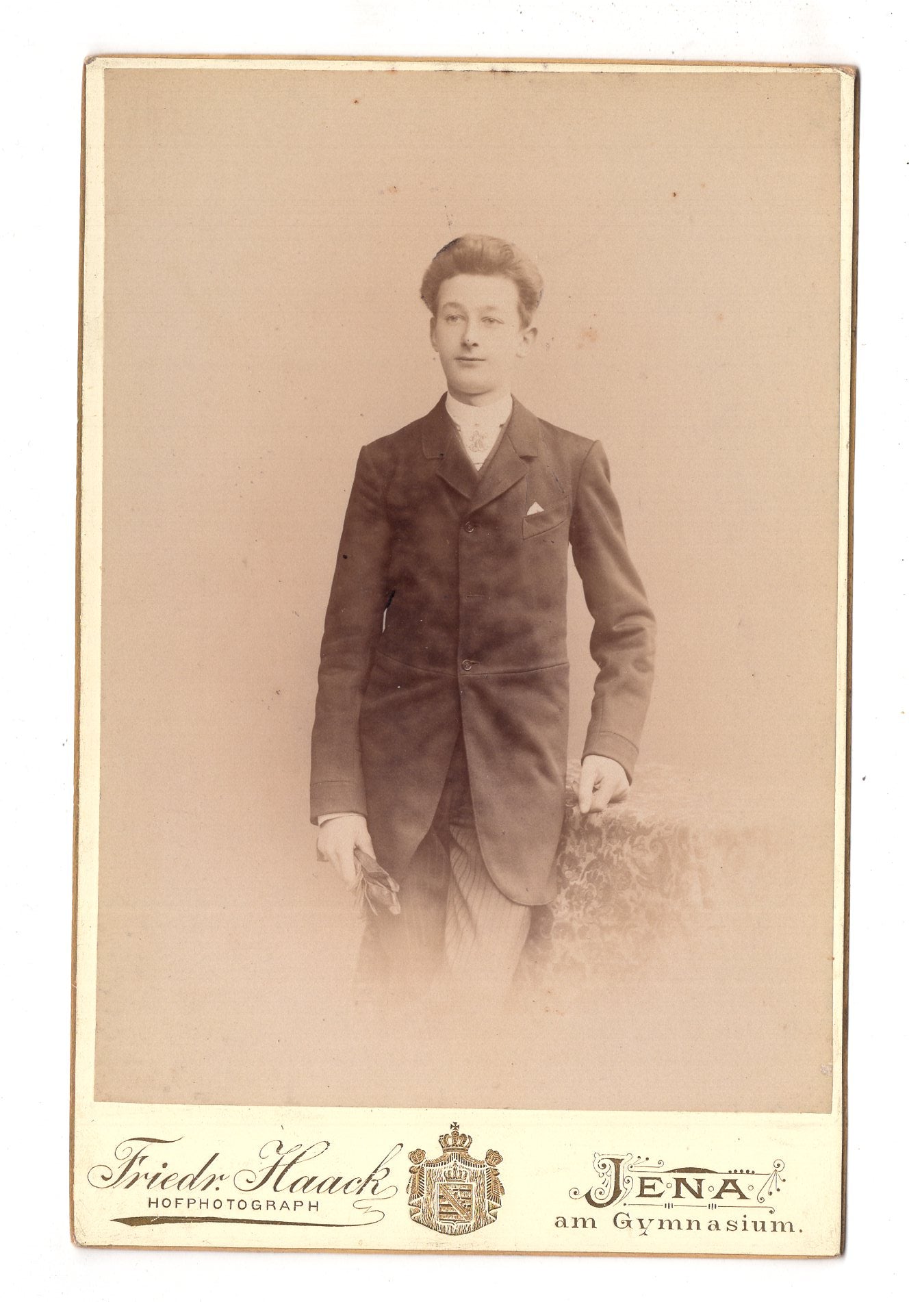 Fotografie Feiner Herr - Jena um 1890 / CAB X-21