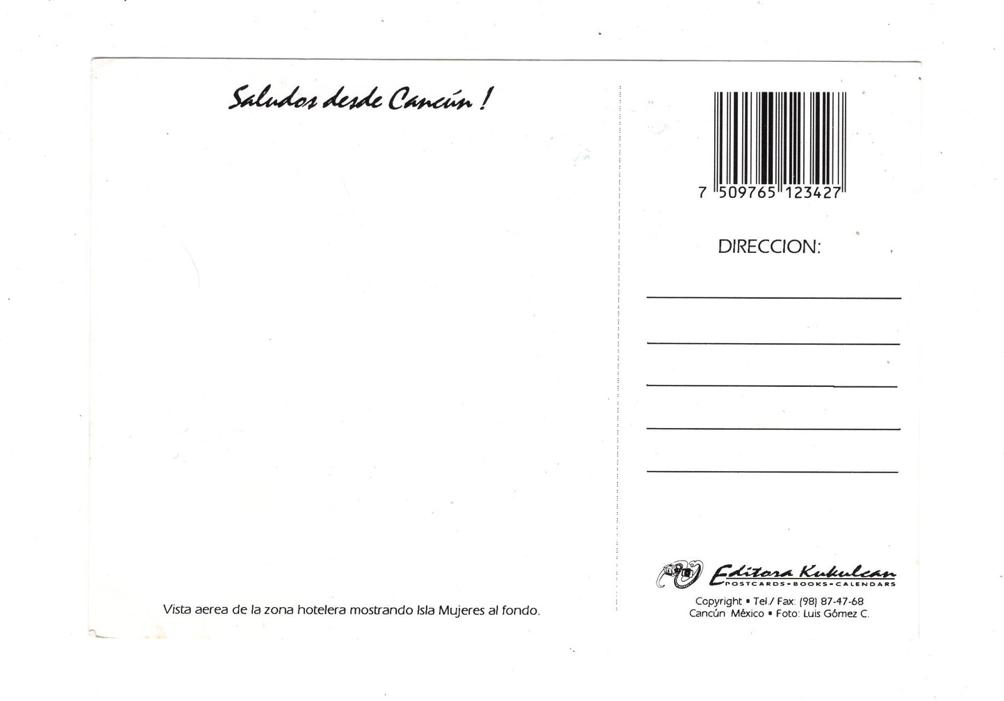 Ansichtskarte Cancun / Mexiko