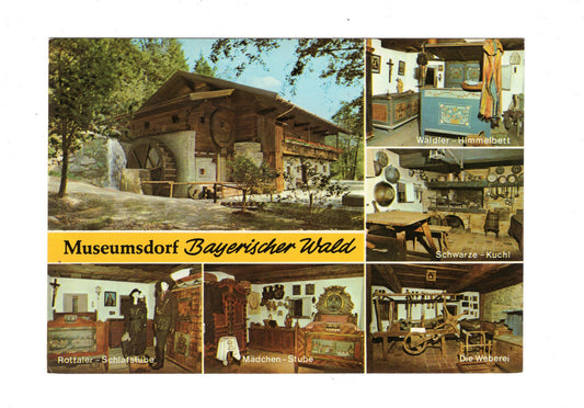 Ansichtskarte Museumsdorf Bayerischer Wald / Tittling-Passau / H1-63