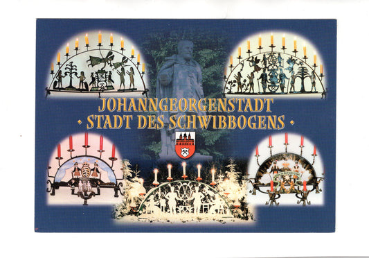Ansichtskarte Johanngeorgenstadt - Stadt des Schwibbogens