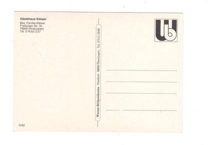 Ansichtskarte Pension Restaurant Bürgerstüble / Hinterzarten im Schwarzwald / G1-66